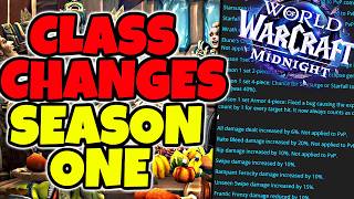HUGE Class Changes in Midnight WoW - Buffs & Nerfs | Class Tuning Season 1