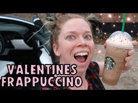 Trying STARBUCKS Valentine 'Chocolate Box' Frappuccino!