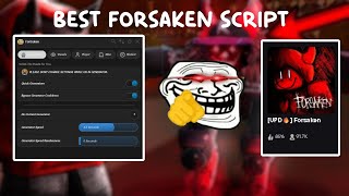 Forsaken Script Pastebin | No Key, Auto Generators, Infinite Stamina, Auto Win, Full ESP🔥🏆