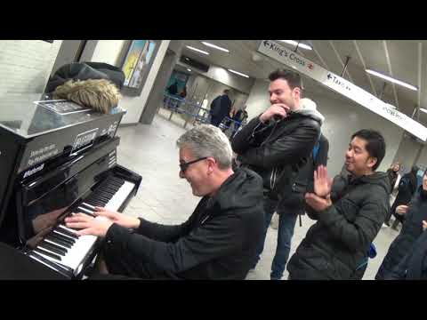 Piano Improvisation Battle In The Station