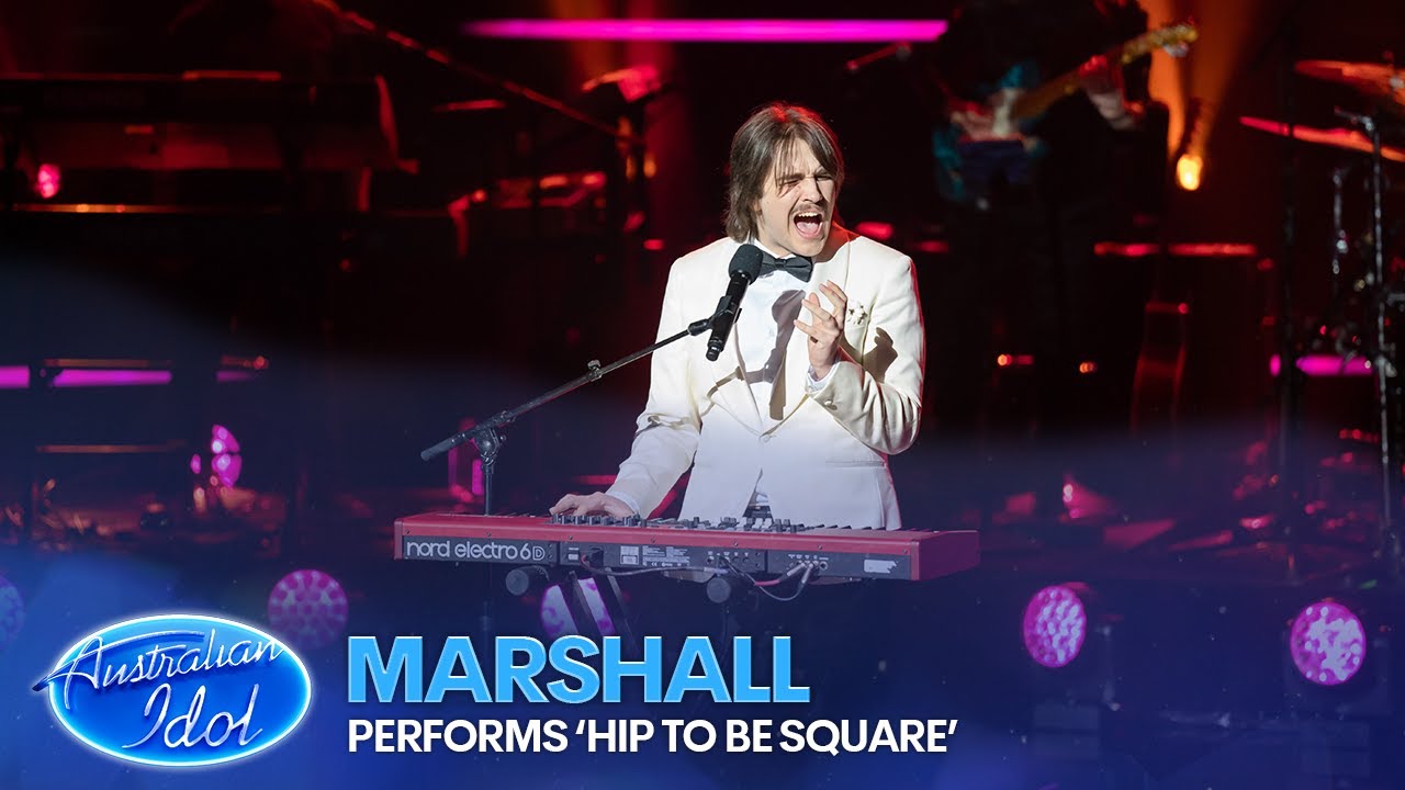 Marshall Hamburger Lights Up The Audience With 'Hip To Be Square' | Australian Idol