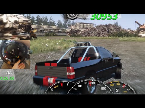 Crash Time 2 - Jumping Trucks into Buildings FnF Style w/WheelCam | SLAPTrain