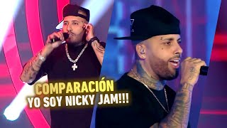 YO SOY 2025 | COMPARACIÓN de NICKY JAM | IMITADOR VS EL ORIGINAL | #YoSoy #YoSoyPerú