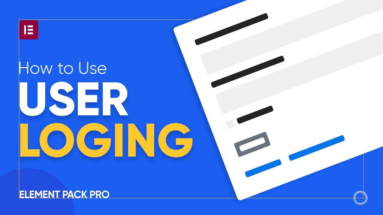 User Login Video Thumbnail