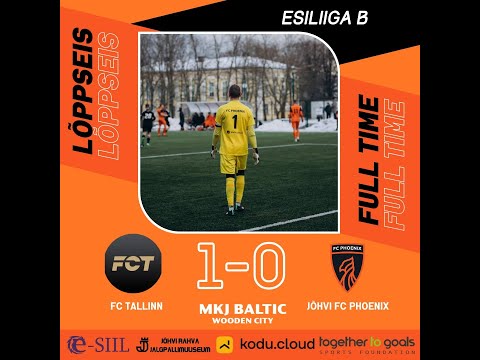 Highlights Esiliiga II üleminekumäng: FC Tallinn (1-0) Jõhvi FC Phoenix