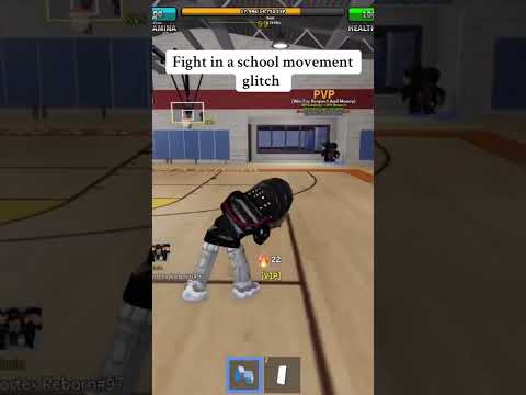 Fight in a school movement glitch #viralvideo #roblox