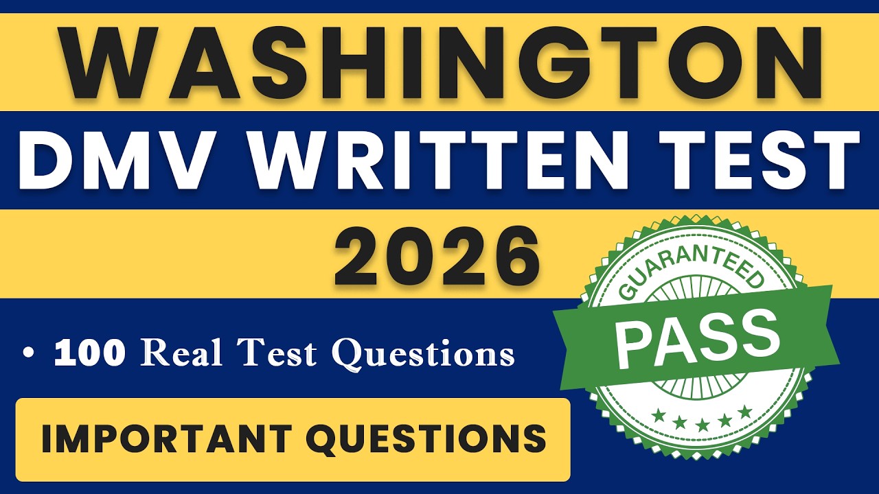 2026 Washington DOL Written Test — WA Permit Practice Exam — Driver’s Test | Washington Driver Guide