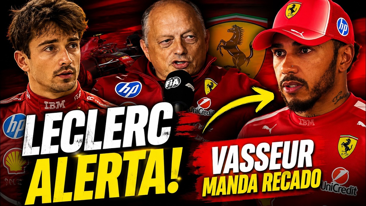 VASSEUR MANDA RECADO E LECLERC FAZ ALERTA | FORMULA 1 2026