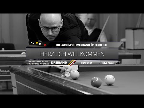 ÖSTM Dreiband Herren 2022/2023 - Gruppe C - Karl Makik gg. Gerd Ramacher