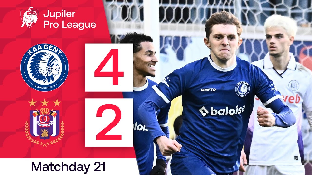 KAA Gent vs RSC Anderlecht Highlights