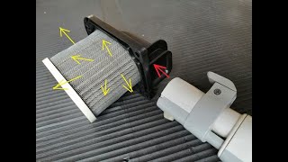 SRV250のエアフィルターを掃除機使って延命