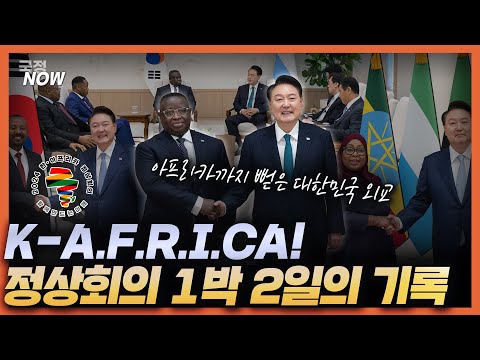 [국정NOW] 한국과 아프리카 정상회의 주요내용 - 조원빈 교수님