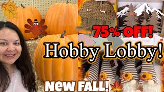Relaxing Shopping Trip @ Hobby Lobby! 75% Off Home Decor+New Fall!🍁
