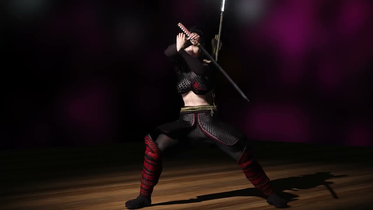 Scarlet Samurai 3D Model