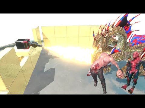 Weapon Flamethrower VS All Units | Animal Revolt Battle Simulator