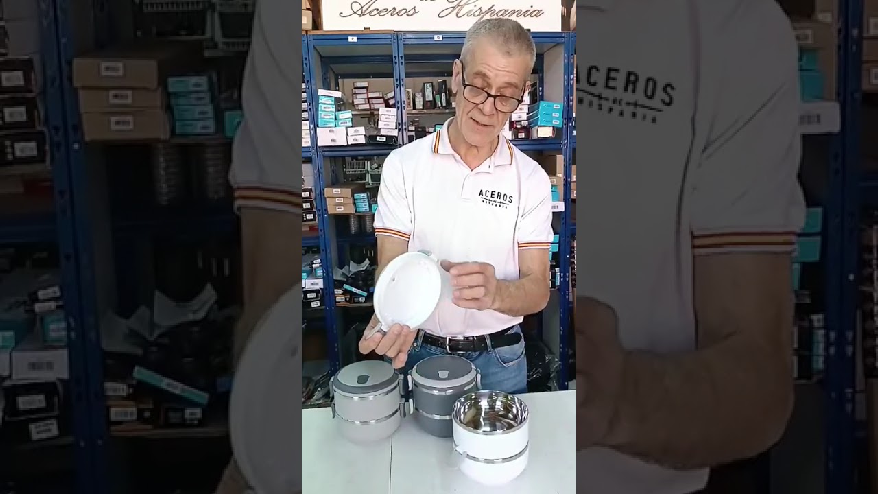 Fiambrera Doble Hermética de 1500 ml | Fiambrera para Trabajo y Picnic (3 Colores)
