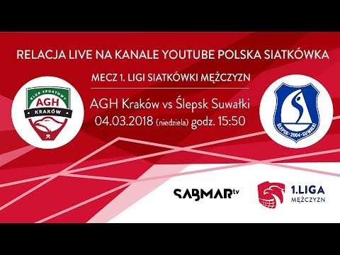 I Liga siatkówki AGH  Kraków - Ślepsk Suwałki  PLAY OFF - mecz nr4