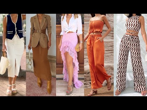 MODA 2024 CONJUNTOS Y COMBINACIONES con ropa de moda 2024 para SEÑORAS