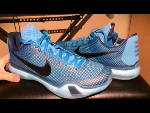 Nike Kobe X Overview (Blue Lagoon/Blackout)