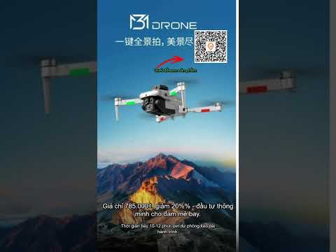 Drone Flycam 131 - Camera 4K, bay 30p, GPS, giảm 20% chỉ 785.000 VNĐ