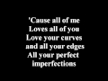 John Legand - All Of Me Lyrics