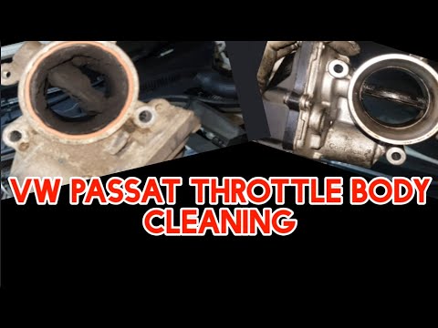 VW PASSAT THROTTLE BODY CLEANING