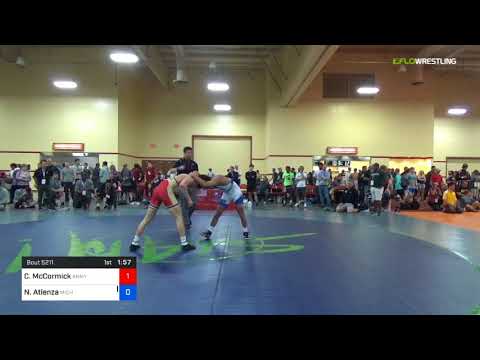 2018 Marine Corps US Open/UWW Junior Freestyle 74 Rnd Of 32 - Cael McCormick (Army) Vs. Nathan Ati