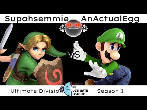 SNUL Season 1 Week 2 - Supahsemmie (Young Link) Vs. AnActualEgg (Luigi)
