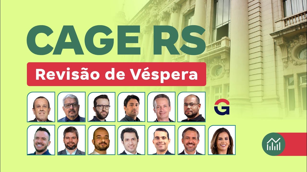 Concurso CAGE RS | Revisão de Véspera