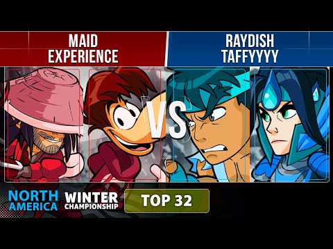 Maid & Experience VS Raydish & Taffyyyy - Top 32 - NA - Brawlhalla Winter Championship 2022