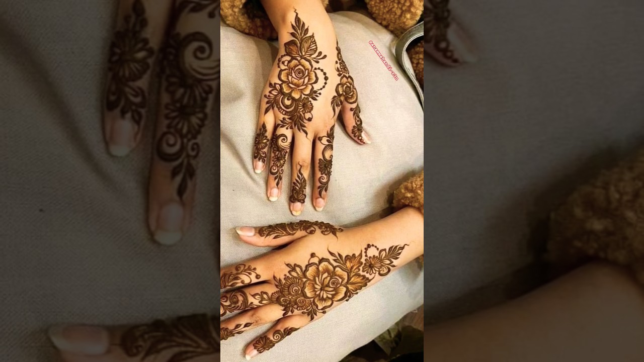 💗trending henadesign simple for back hand 🌿🥀#beautifulmehndi #trendingshorts #trendingmehndi #henaat