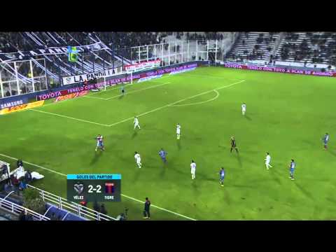Velez 2 Tigre 2 - Primera Division 2015 - Fecha 16