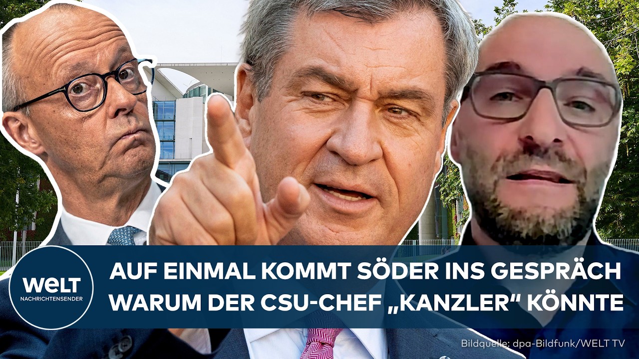 BERLIN: Plötzlich kommt Markus Söder ins Gespräch – Warum der CSU-Chef "Kanzler" könnte