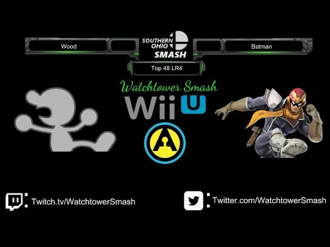 SOS Top 48 LR4 - Wood (Game & Watch) Vs. Batman (Captain Falcon)
