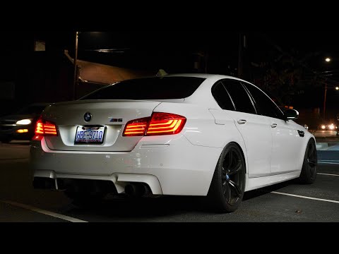 2016 BMW M5 Wash & Exhaust Revs - AMS Catless Downpipes + Dinan Axleback + BM3 Stage 1