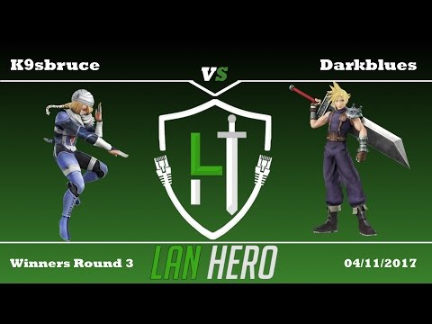 LAN Hero Tuesday #23 LH | K9sbruce (Sheik) Vs DarkBlues (Cloud) - Winners R3