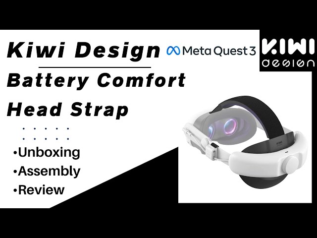 VORI Case for Meta Quest 3/Oculus Quest 2 Accessories, Compatible with  Elite Strap Battery Version/Kiwi Design/BOBOVR Headstrap