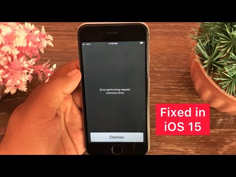 Fix Error Performing Request Unknown Error in iPhone| iPhone Dialer Problem Solve in iOS 15.