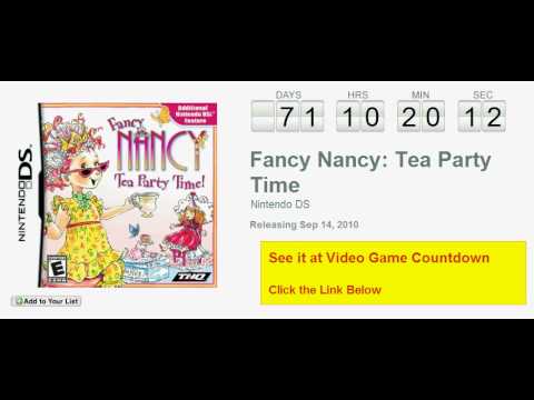 Fancy Nancy : Tea Party Time! Nintendo DS