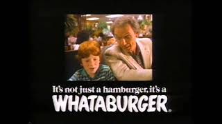 Mel Tillis Whataburger Commercial - &quot;More Than A Hamburger&quot; - February 9, 1984 - used by permission