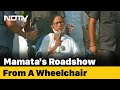 Won T Bow Down On Wheelchair Mamata Banerjee Holds Rally In Kolkata