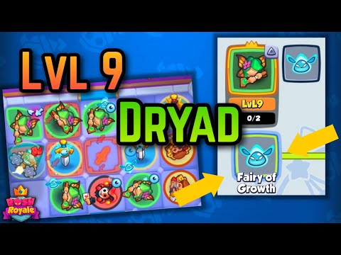 *DRYAD* LVL 9 TALENT (FAIRY OF GROWTH) - Rush Royale