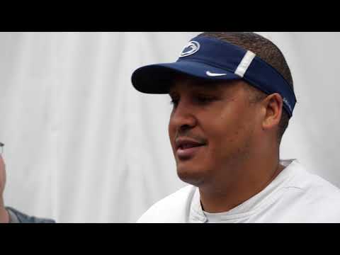 Penn State football's Ja'Juan Seider talks about Sanders' draft stock and the Lions' passing game