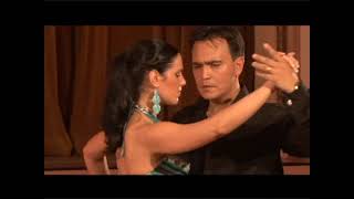 Argentine TANGO lesson OCHO CORTADO Step Georgina y Oscar Mandagaran