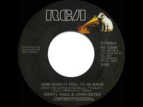 1980 HITS ARCHIVE: How Does It Feel To Be Back - Daryl Hall & John Oates (stereo 45 single version)