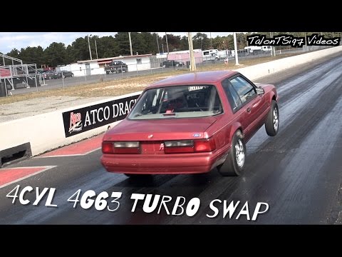 When The Boost Hits! 4G63 Swapped FoxBody