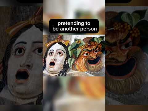 The first ever actor🎭 #actor #theatre #ancientgreece #drama