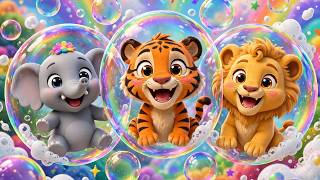 Download lagu Giant Bubble Float Adventure! 🫧 | Funny Animal Cartoons for Kids - 3D Animation 2026 mp3