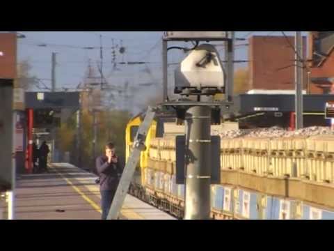 Freightliner Class 70016 Working A Departmental Train At Wigan North Western On The21/11/2013