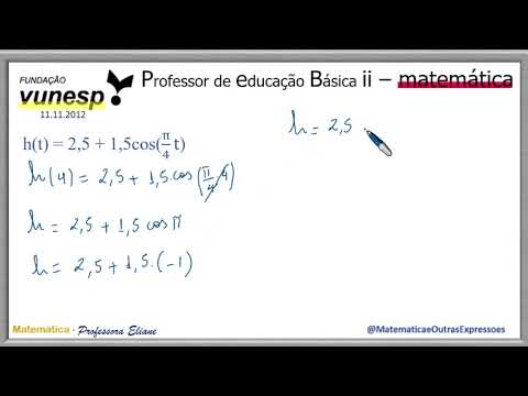 Prova VUNESP - Professor de Matemática - Função periódica - Q31- Matemática - Profª. Eliane